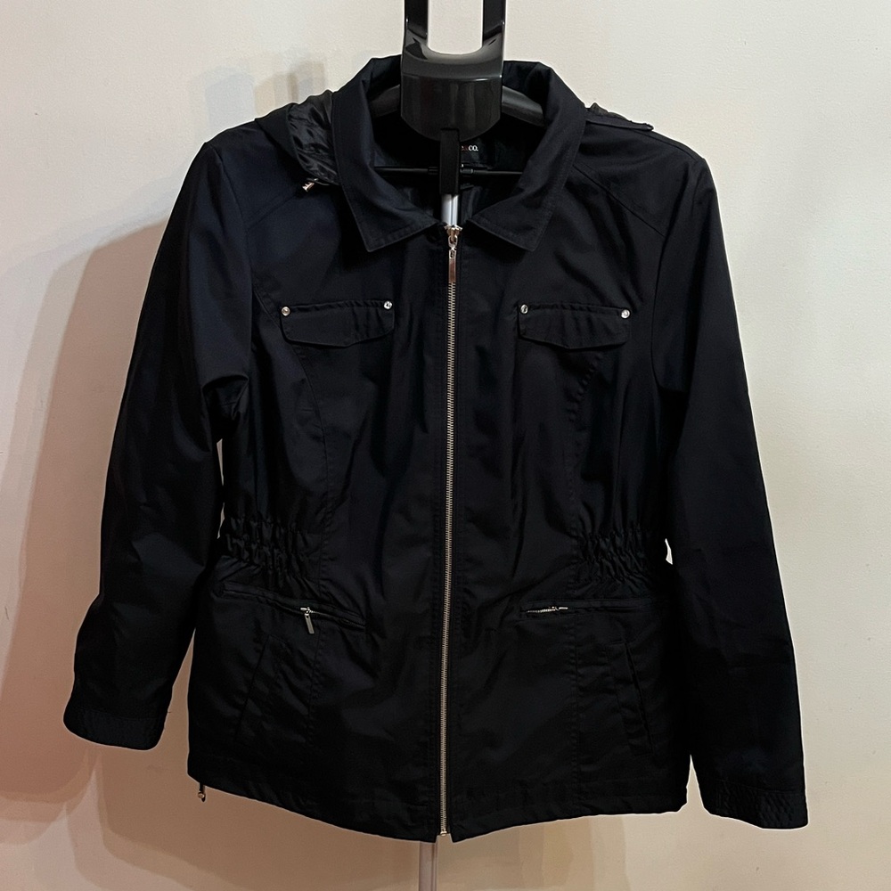 Style & Co. Black Utility Jacket
